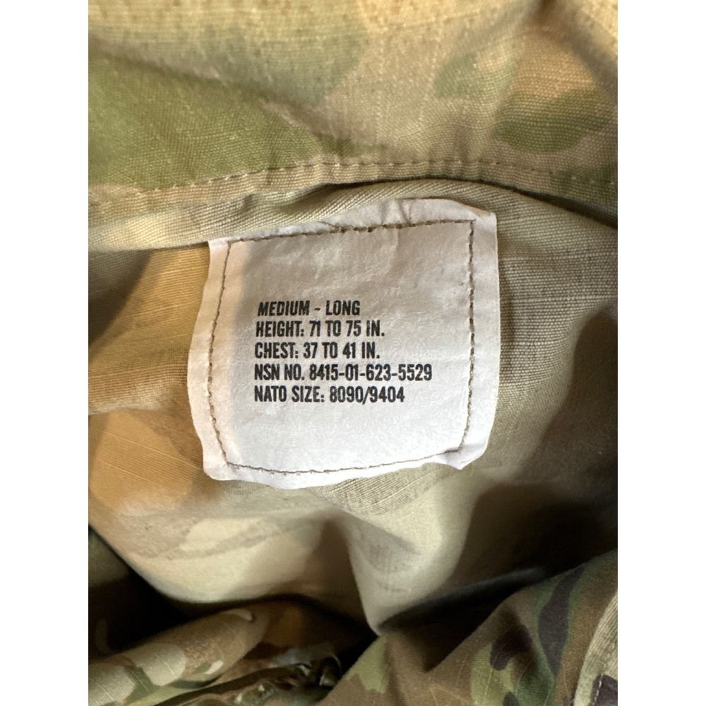 US Military OCP Multicam ACU Field‎ Coat Jacket Medium Long 8415-01-623-5529 - Picture 2 of 8